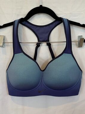 Nike Gradient Blue Racerback Sports Bra